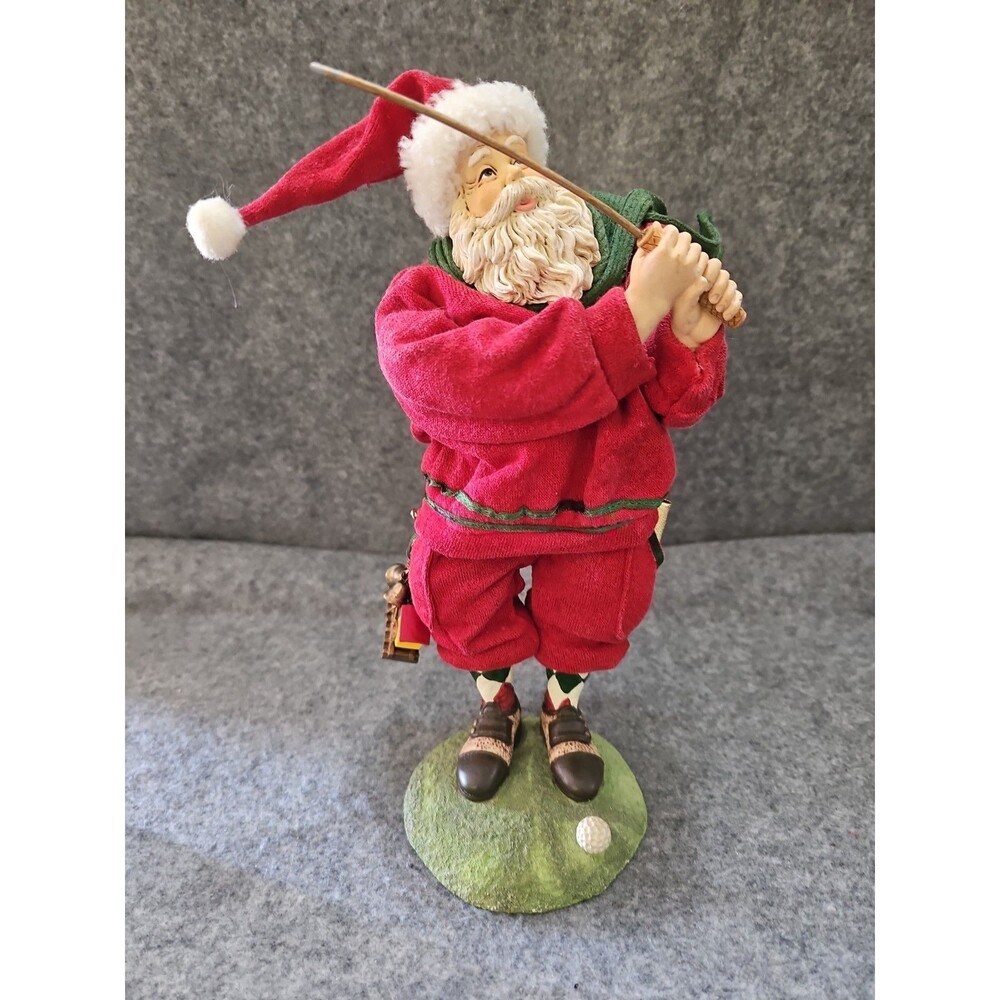 Dept 56 (?)/ Possible Dreams Santa Golfer Christmas **Missing Golf Club Head**